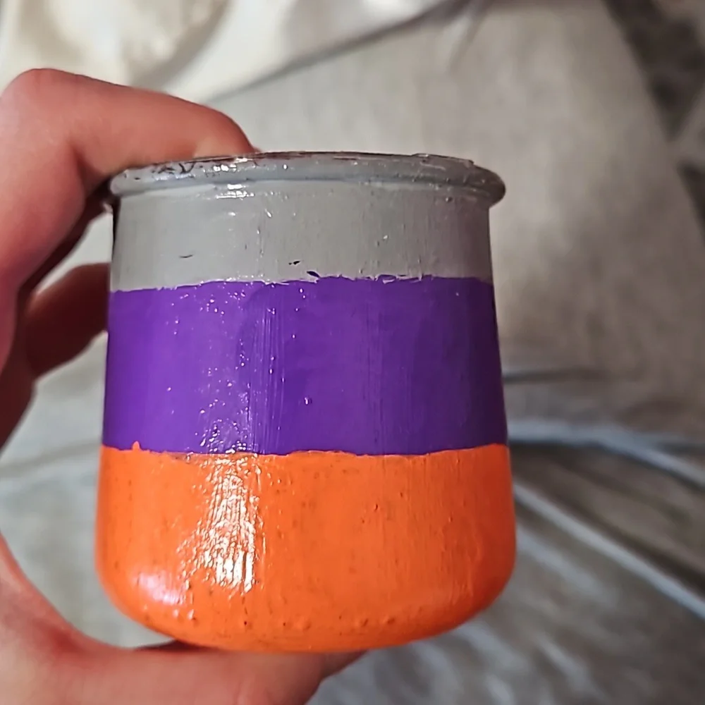 Ghost in an Upcycled Oui Jar - Picture 5 of 7